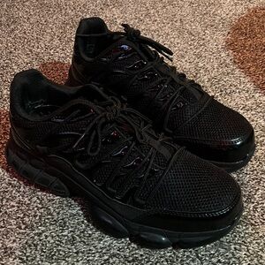 Sleek Black Men's Athletic Shoes